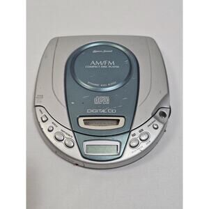 Vintage Lenoxx Sound CD Player With AM FM Radio CD-61 Works Great Clean